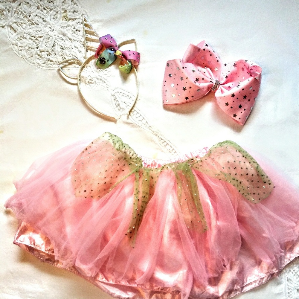 Baby pink and gold tutu